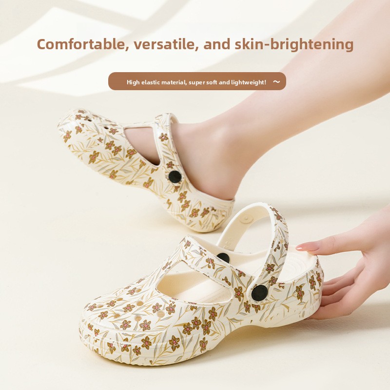 Women'S Shoes Water Resistant - 2026 Fashion Thick Sole Slippers Women