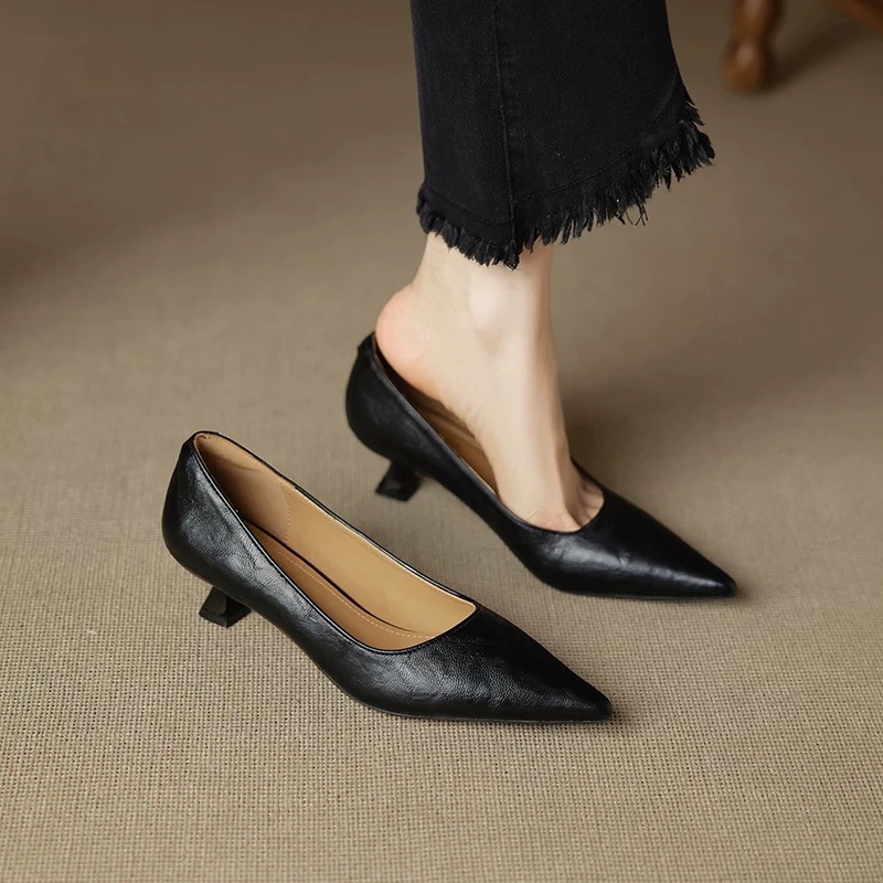 Women Shoes On Sale - Simple Stiletto Single Shoes Autumn Fashion