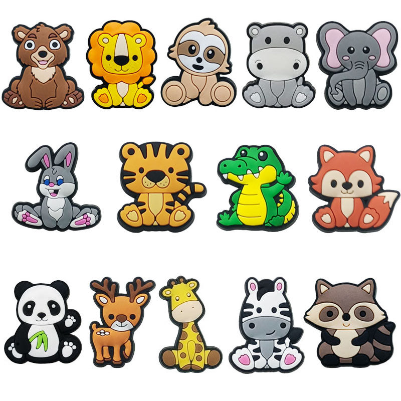 Cute Animals Panda Lion Shoe C - огляд і ціна Croc Style Clog