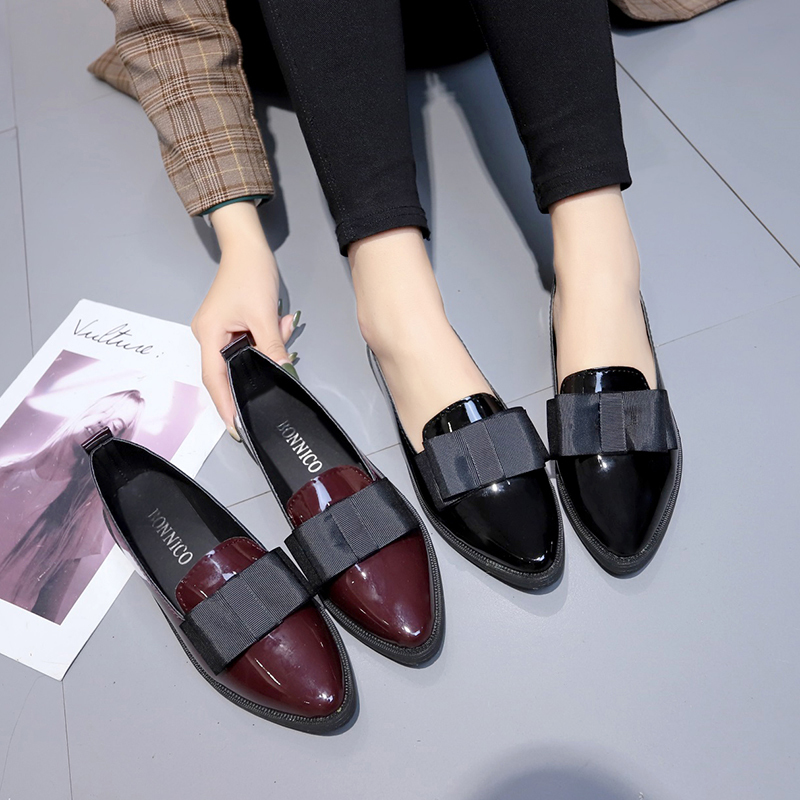 Black/ Wine Red Patent Leather - огляд і ціна Women Shoes On Sale
