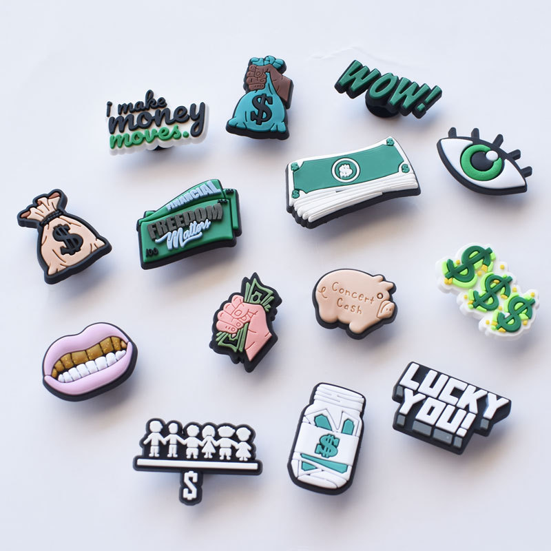Money Shoe Charms for Crocs Ac - огляд і ціна Croc Style Clog