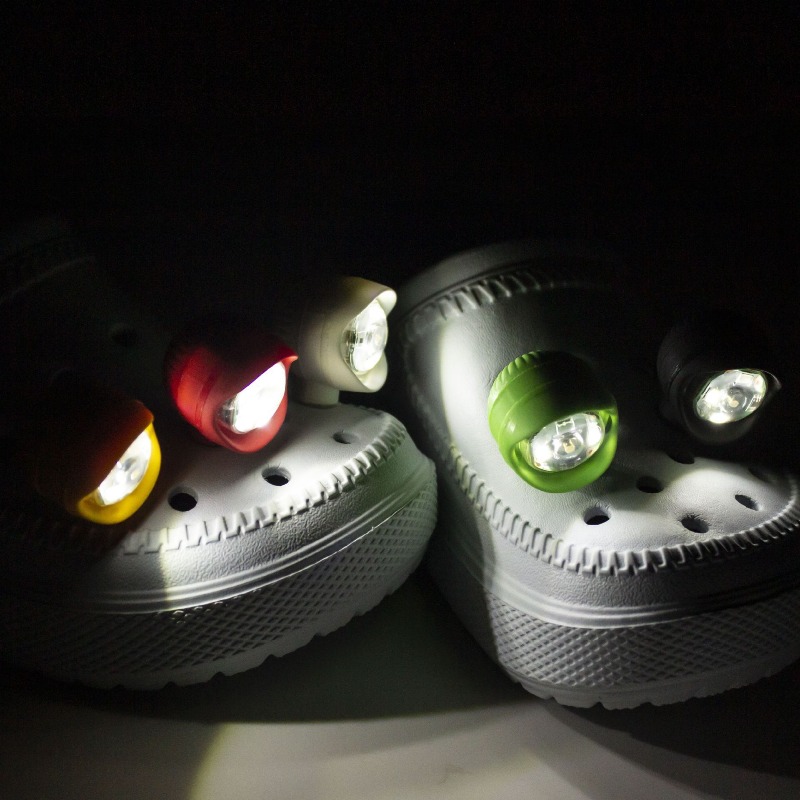 2/4/8Pcs Waterproof Shoe Light - огляд і ціна Croc Style Clog