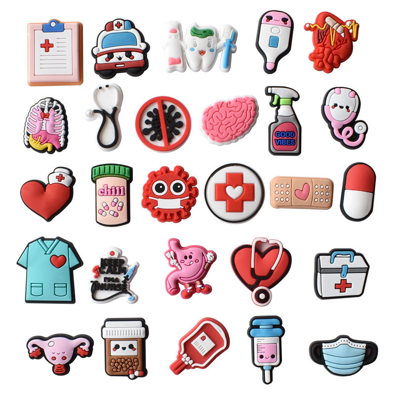 Nursing Shoe Charms for Crocs  - огляд і ціна Croc Style Clog