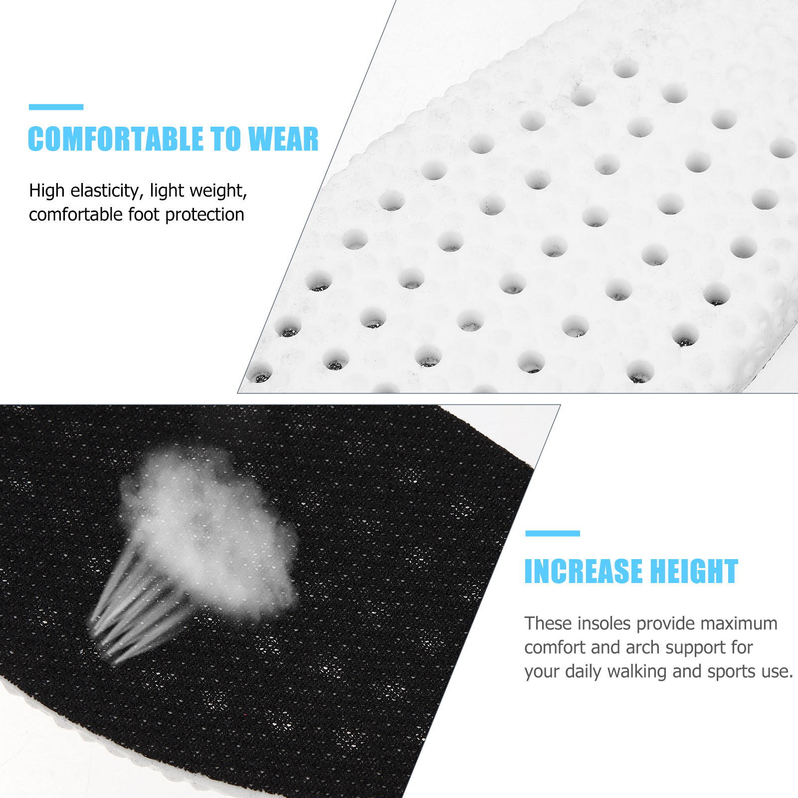 1Pair Deodorizing Shoe Insoles - огляд і ціна Women'S Shoes For Standing All Day