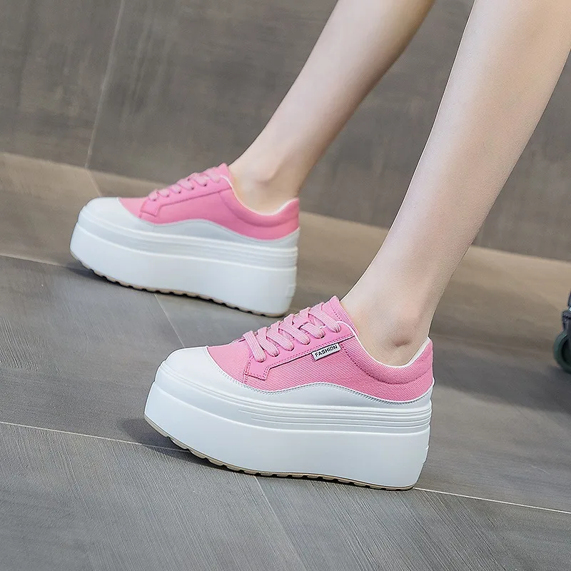 8cm New Canvas Genuine Leather - огляд і ціна Women Shoes Store