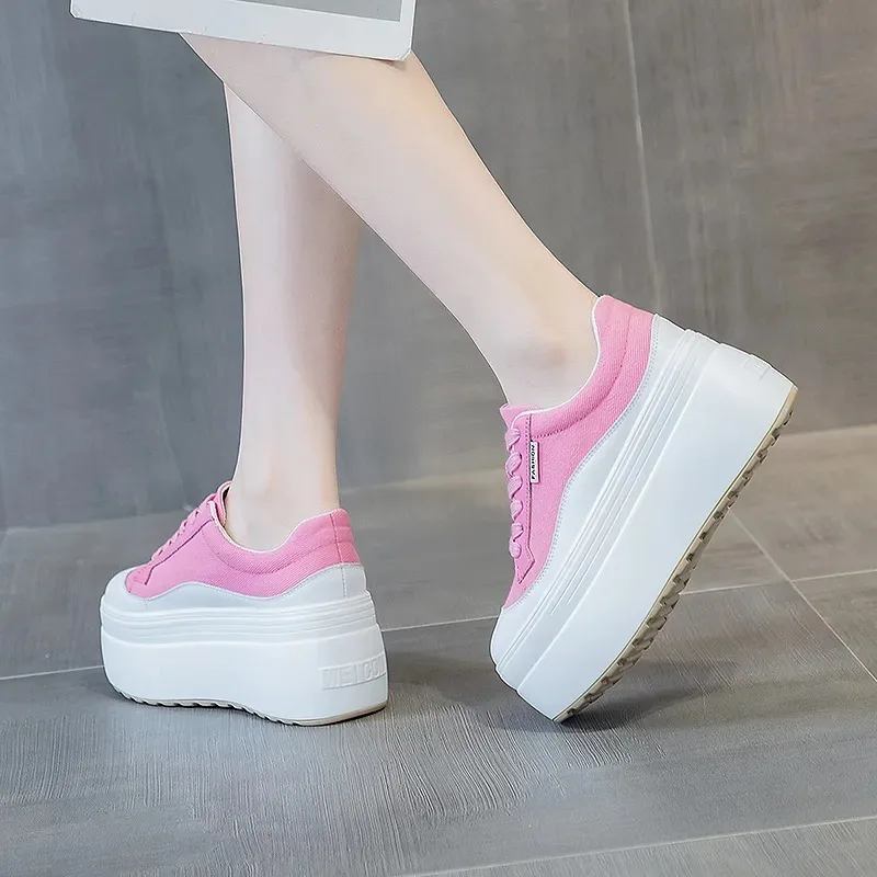 8cm New Canvas Genuine Leather - огляд і ціна Women Shoes Store