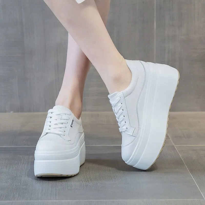 8cm New Canvas Genuine Leather - огляд і ціна Women Shoes Store