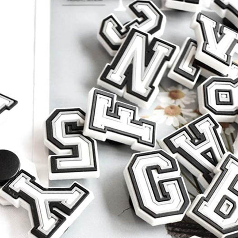 Hot Sale Letters Shoe Charms f - огляд і ціна Croc Style Clog