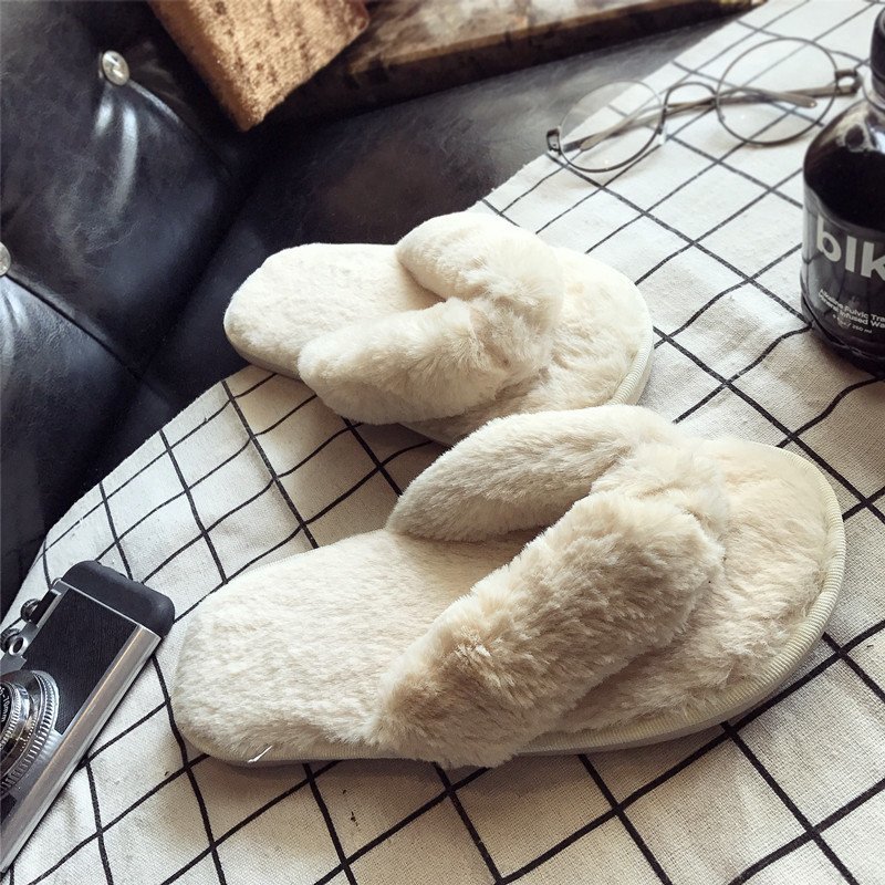 Cross Warm Fluffy Furry Slippe - огляд і ціна Women'S Shoes For Fall