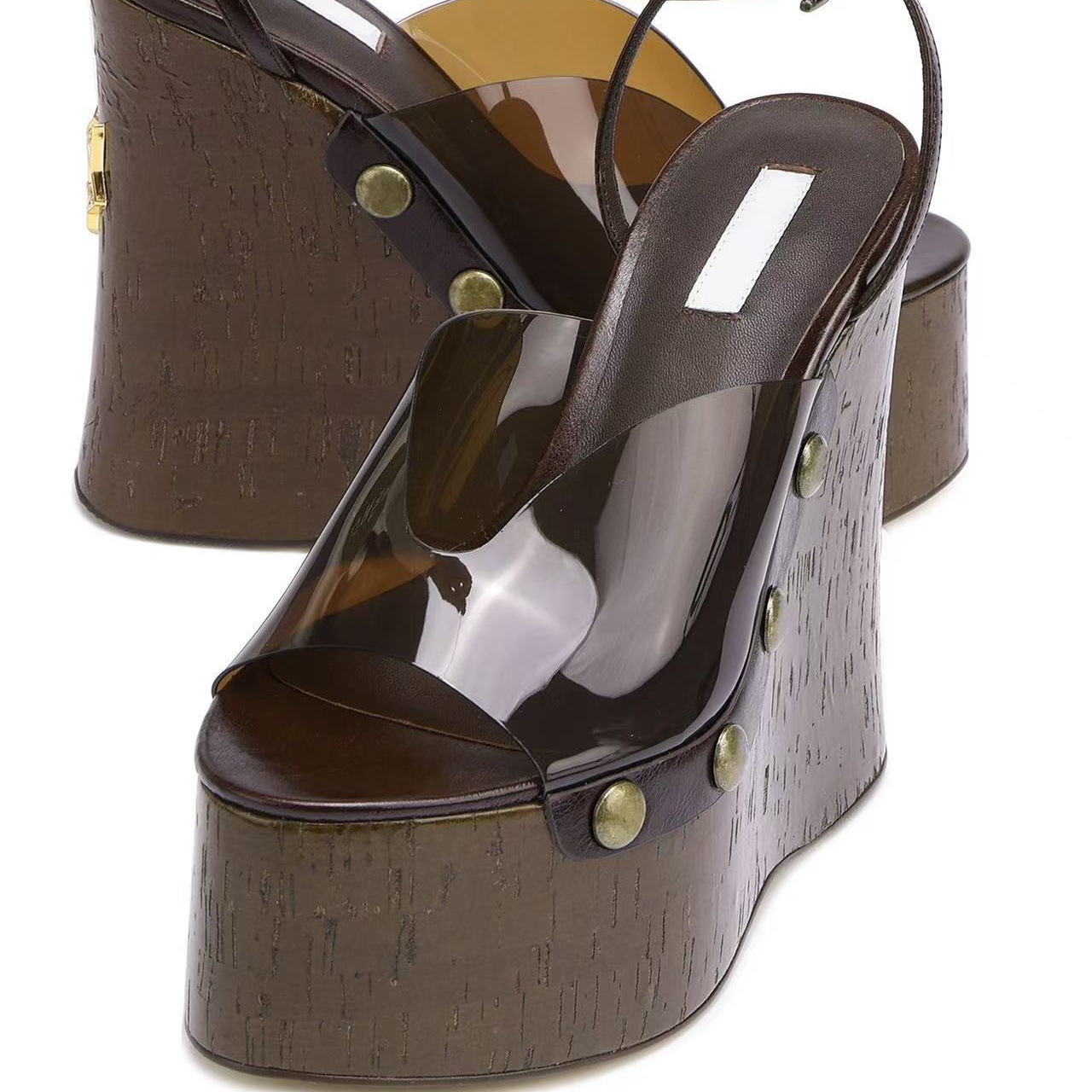 High-heeled 14 cm Thick-heeled - огляд і ціна Women'S Shoes Water Resistant