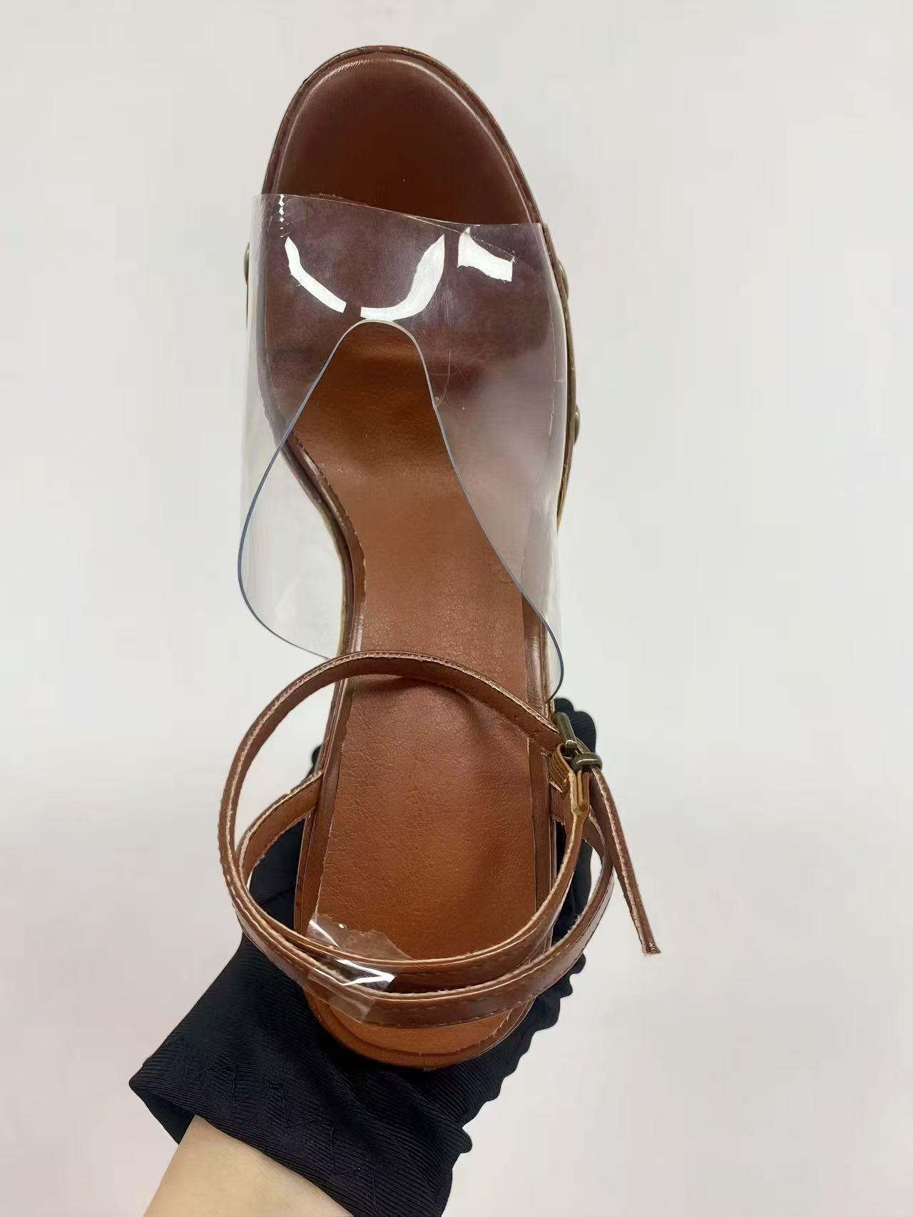 High-heeled 14 cm Thick-heeled - огляд і ціна Women'S Shoes Water Resistant