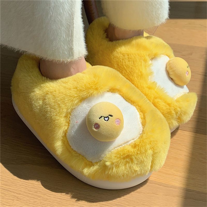 New cute fried egg shaped plus - огляд і ціна Women Shoes For Winter
