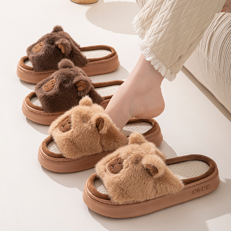 Hemp Cartoon Women's Slippers  - огляд і ціна Women Shoes On Sale