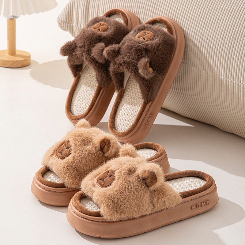 Hemp Cartoon Women's Slippers  - огляд і ціна Women Shoes On Sale