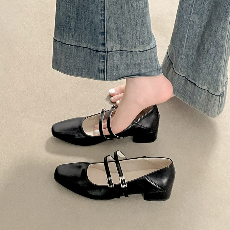 Square Toe Low Heel Women Silv - огляд і ціна Women Shoes Size