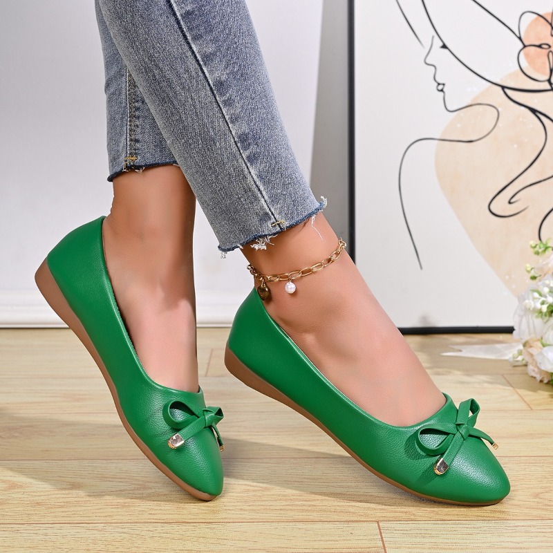 Bow Shallow Mouth Soft Sole Co - огляд і ціна Women Shoes Size