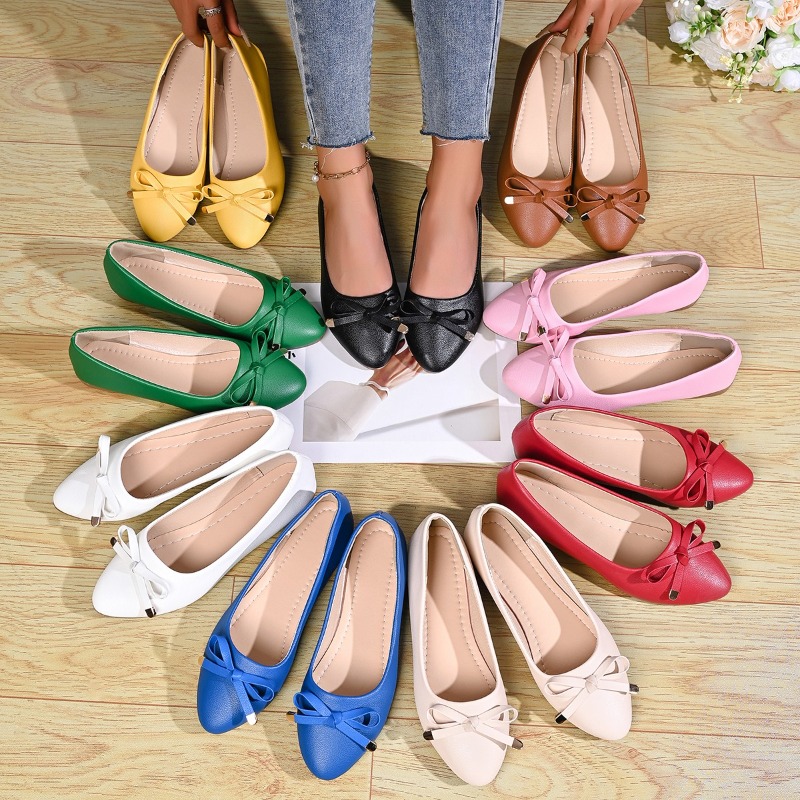Bow Shallow Mouth Soft Sole Co - огляд і ціна Women Shoes Size