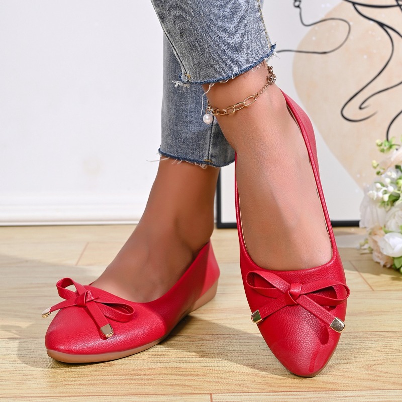 Bow Shallow Mouth Soft Sole Co - огляд і ціна Women Shoes Size