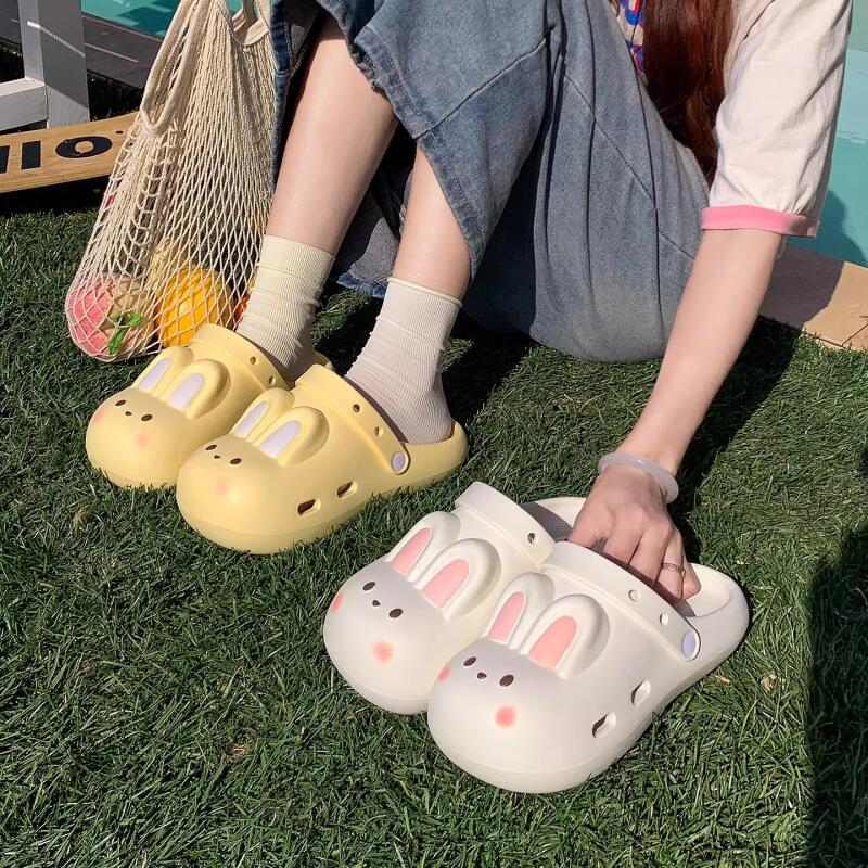 Cartoon Rabbit Clogs Women Sum - огляд і ціна Women'S Shoes Water Resistant
