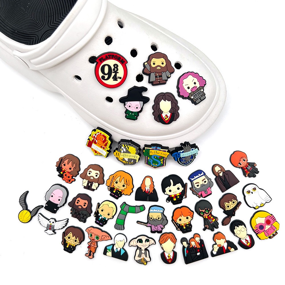 17-45Pcs Cartoon Shoe Charms f - огляд і ціна Croc Style Clog
