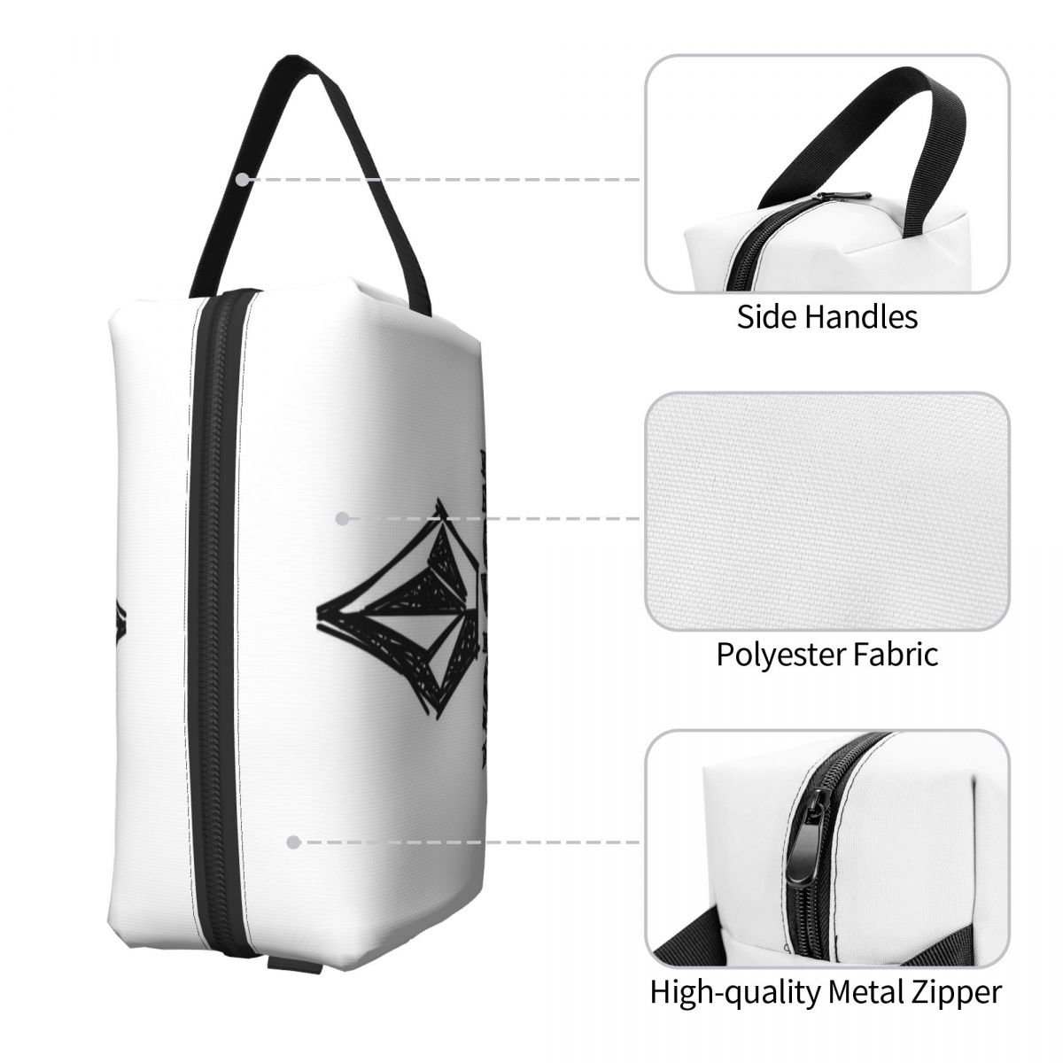 V-Volcom Logo Makeup Bag Cosme - огляд і ціна Women'S Shoes Louis Vuitton