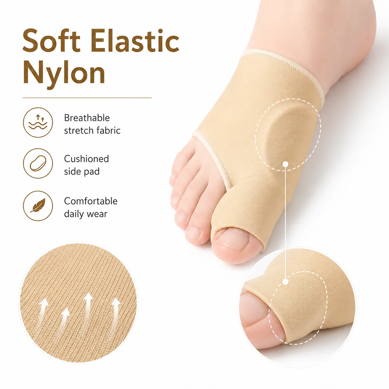 Big Toe Separator Sleeve Bunio - огляд і ціна Women'S Shoes With Bunions