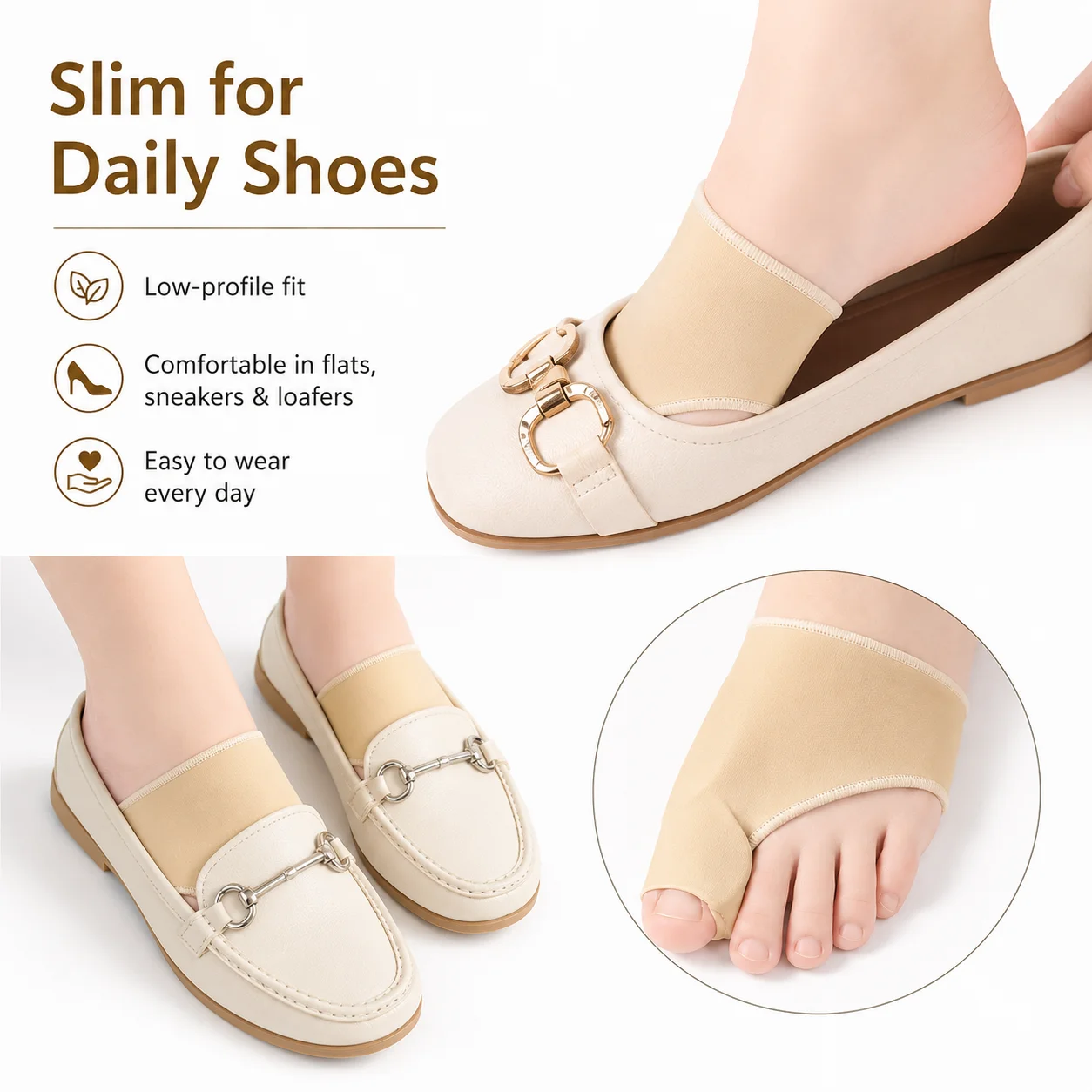 Big Toe Separator Sleeve Bunio - огляд і ціна Women'S Shoes With Bunions